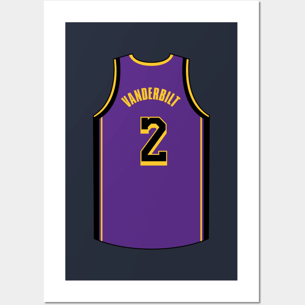 Jarred Vanderbilt Jersey Statement Qiangy Wall Art by qiangdade